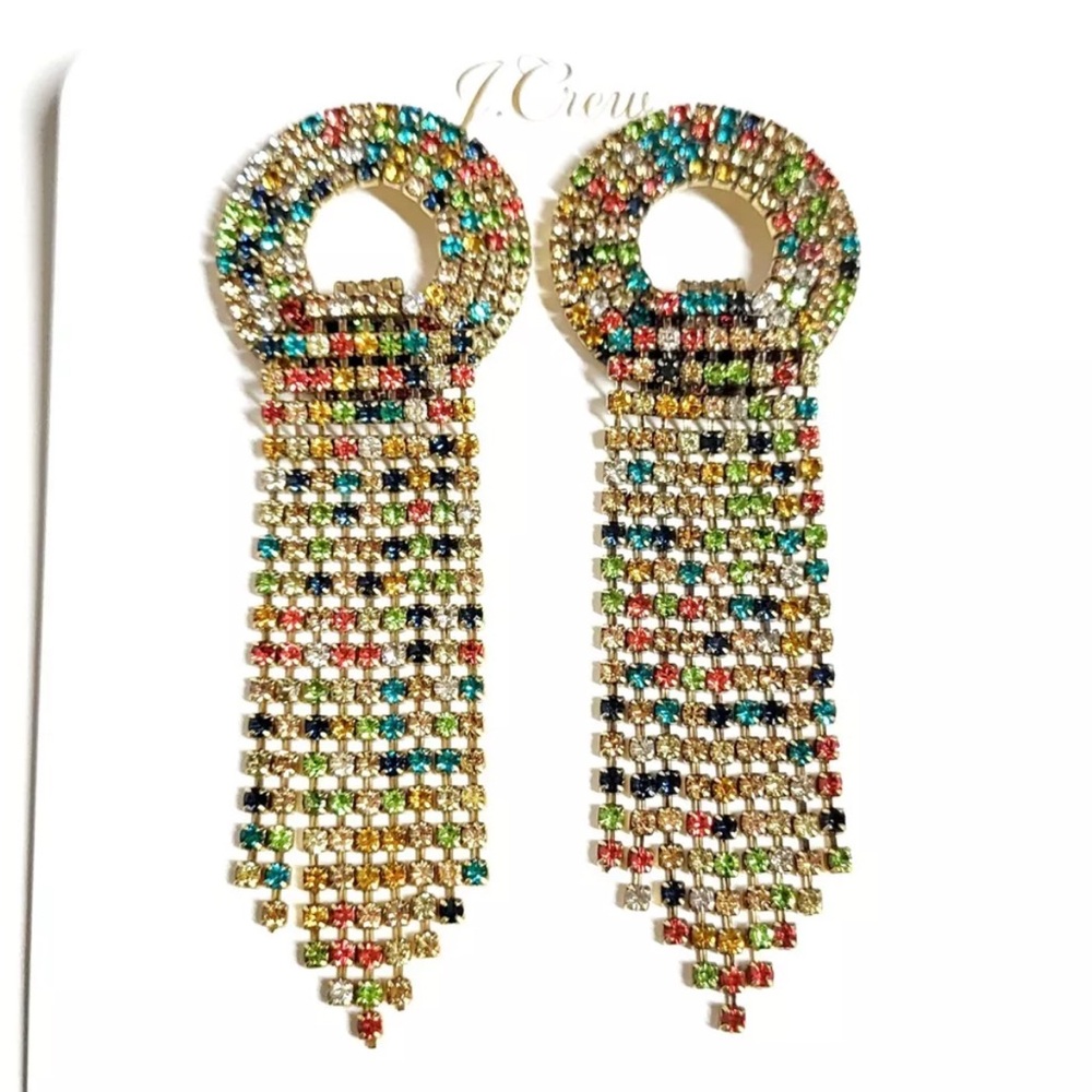 NWT multi-color drop earrings